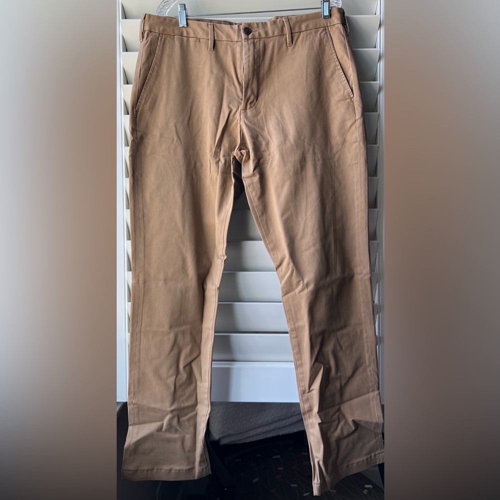 Lands' End Men's NEW reg 36 Golden Oak Brown  Chinos - Straight Fit